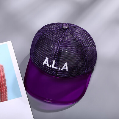 

Kids Hat Baby Girl Boy Cute Baseball Cap Breathable Letter Embroidery Pattern Transparent Visors Hats