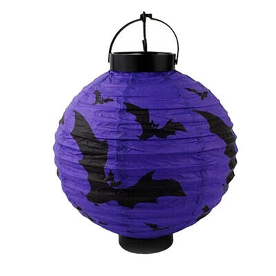 

1pcs Halloween Decoration LED Paper Pumpkin Light Hanging Lantern Lamp Halloween Props Outdoor Party Supplies