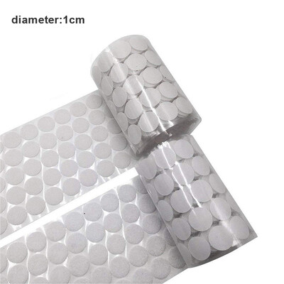 

600PCS Household Multifunction Sticky Back Coins Portable Double Sided Self Adhesive Dots Tapes Nylon Clasp Coins Supplies