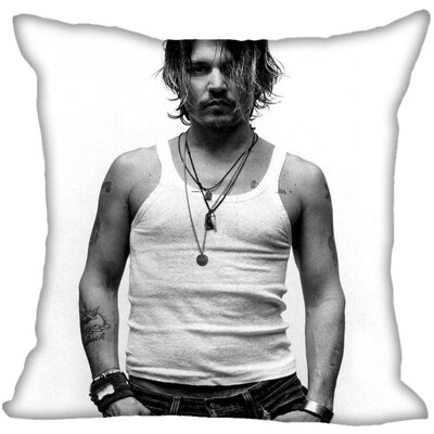 

Johnny Depp Pillow Case High Quality New Years Pillowcase Wedding Decorative Pillow Cover Gift For Children