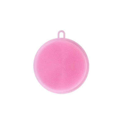 

Kitchen Silicone Cleaning Dish Brush Washer Scrubber Scouring Mat Pad Liner Fruit Vegetables Food Boiler