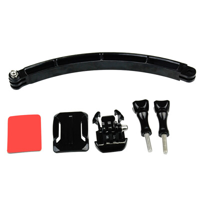 

5PCSSet Arm Mount Helmet Extension Holder Base Flat Curve ticker Buckle Replacement for Gopro Hero 4s43321
