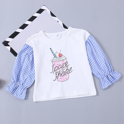 

Baby Girls Spring Autumn Warm Print Letter Cartoon Tops New Kids Children Long Sleeve Fashion Soft Cotton Clothing Sweatshirts