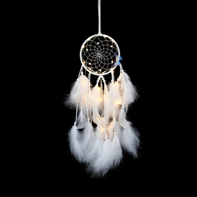 

Indian Dream Catcher Hanging Blue Lanterns Finished With Light Home Garden Decoration Crafts Pendants