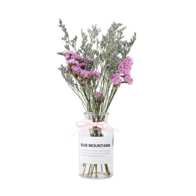 

Cute Dried Flowers Bouquet&Bottle Set Simple&Fashion Home Merry Christmas Wedding Decoration