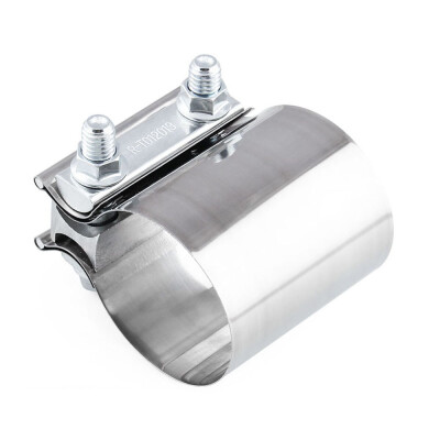 

Universal 25Inch Auto Stainless Steel Exhaust Muffler Pipe Tube Clip Clamp 63mm