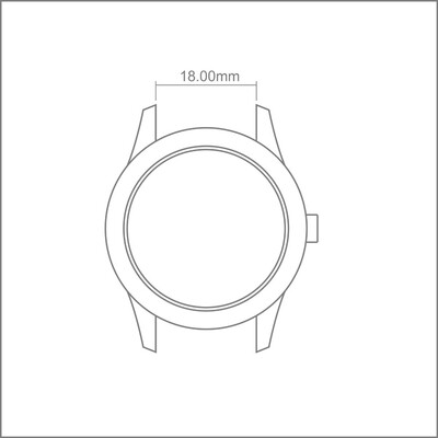 

〖Follure〗18mm Leather Strap Replacement Watch Band Wrist Strap Huawei Asus Zenwatch 2 BK