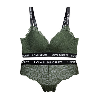 

Female Thin Floral Lace Bra Set Intimates Sexy Lingerie Set Women Underwear Soft Fabric Breathable Panty B Cup Bra Briefs Sets
