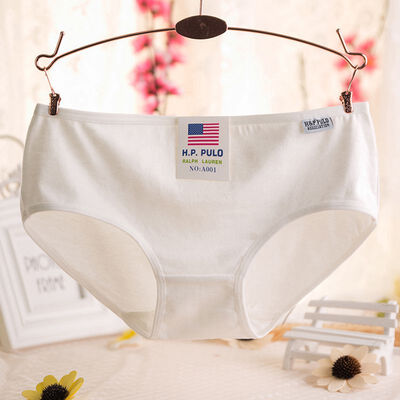 

Color Cotton Breathable Briefs Cozy Women Underwear Solid Girl Student Panties Low-Rise Female Underwear Ultra-Slim Comfortable