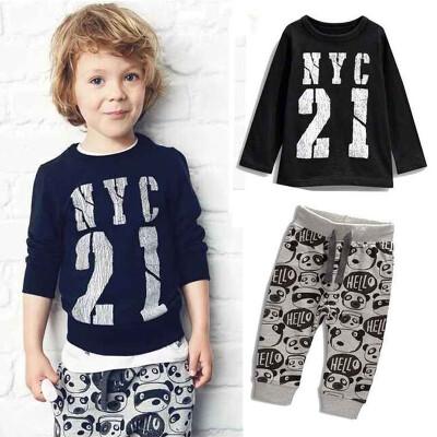 

2 PCS Summer Children Clothing Sets Boys Girls Kids Sport Suit Tracksuits New Arrival