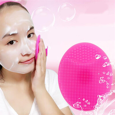 

Manual Facial Cleaning Silicone Brush Washing Product Waterproof Sonic Vibration Face Cleaner Skin Care Massager Beauty Device