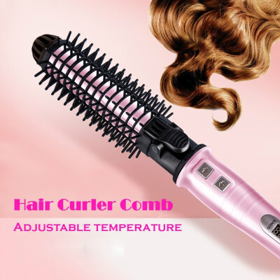 

Professional Electric Rotational Hair Curling Iron Styler Curler Roller Brush Styling Tool Hair Divider