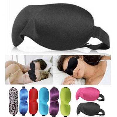 

3D Eye Mask Shade Cover Rest Sleep Eyepatch Blindfold Shield Travel Sleeping Aid