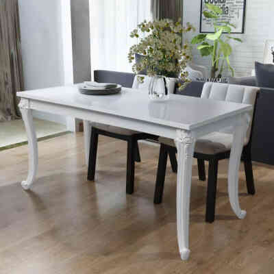 

Dining Table 457"x26"x30" High Gloss White