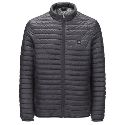 

USB Unisex Electric Heated Coat Warmer Winter Heating Jacket Long Sleeve Outwear