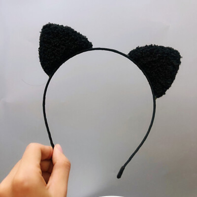 

Casual Fashion Baby Girl Cat Ear Hairband Childrens Cute Headwear Hair Accessories