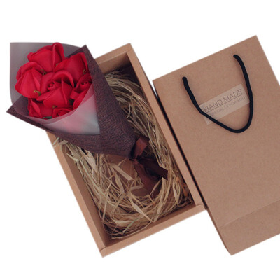 

Unique Simulation Silk Rose Soap Flower Gift Home Furnishings Wedding Decoration Thanksgiving Day Artificial Flowers