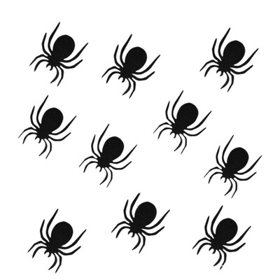 

Halloween Wall Sticker Decorations 10PCS Black SpidersBats DIY Paper Decals Holiday Party Supplies