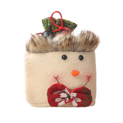 

Christmas Fleece Various Angel Apple Bag With Small Bell Elk Snowman Santa Claus Drawstring Candy Gift Bag Christmas Decorations