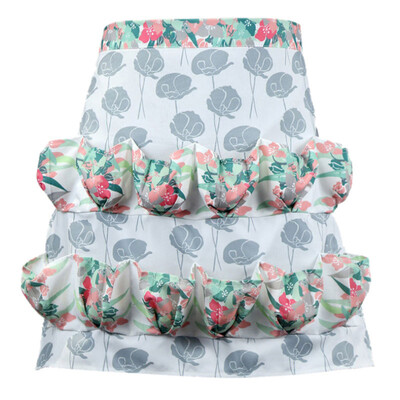 

12 Pockets Egg Collecting Apron Pockets Holds Chicken Farmhouse Farm Home Waterproof Aprons for Women Housewife Kitchen Apron