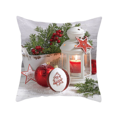 

〖Follure〗Merry Christmas Super Soft Square Throw Pillow Pillow Cover 45x45cm Home Decor