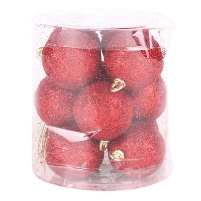 

Christmas Tree Ball Baubles Xmas Party Wedding Hanging Ornament Christmas Decoration Supplies 8 Colors