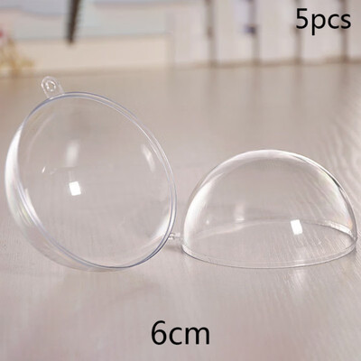 

Christmas Tree Hanging Ornament Food Grade Christmas Ball Transparent Hollow Ball Plastic Ball Decoration Hanging Balls