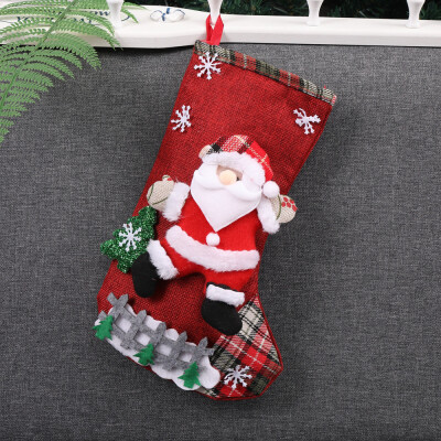 

〖Follure〗Christmas Xmas Tree Hanging Party Tree Decor Santa Stocking Sock Gift Candy Bags