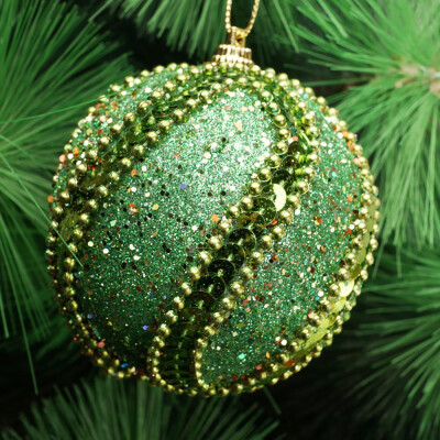 

Tailored Christmas Rhinestone Glitter Baubles Balls Xmas Tree Ornament Decoration 8CM