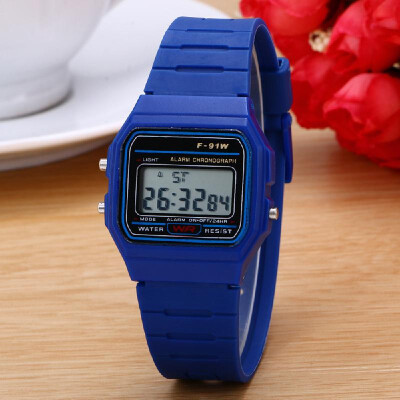 

LED Digital Sport Watch Multifunctional Ultra-thin Luminous Children Watch Wristwatch with Alarm for Teenager Students