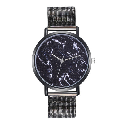 

〖Follure〗Woman Fashion Plant Pattern Alloy Steel Strap Analog Quartz Round Watch