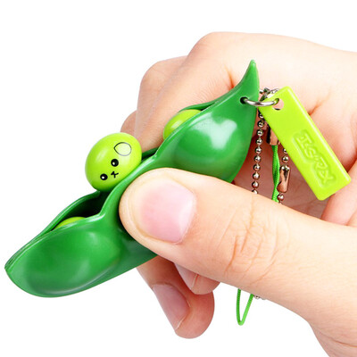 

Stress Relief Toy Anti-Anxiety Toys Adults Autism Pea Pod Key Chain