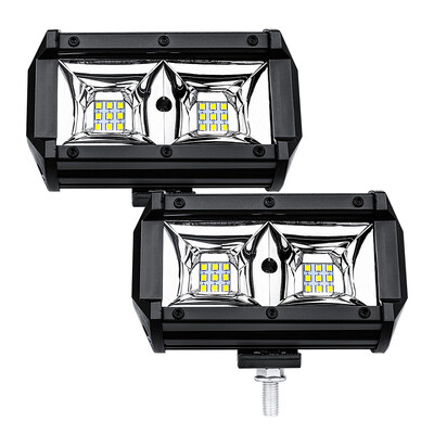 

5 Inch 18-LED Work Driving Fog Light Bar Spotlight 10V-30V Boat Off-Road Vehicle
