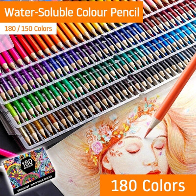 

180colors Watercolor Pencils Water Soluble Colored Pencils