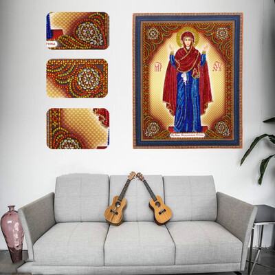 

Gobestart Special Shaped Diamond Painting DIY 5D Partial Drill Cross Stitch Kits Crystal R