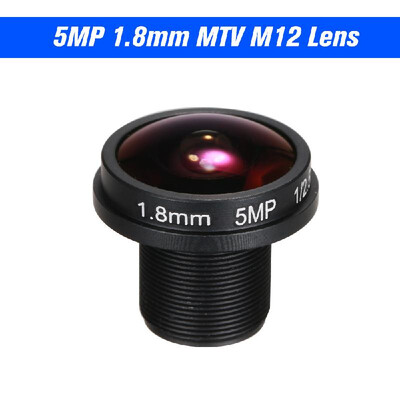 

18mm Fisheye Lens HD 50 Megapixel IR M12 Mount 125" F20 For CCTV IP Camera 180 Degree Wide Viewing Angle Panoramic CCTV Camer