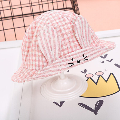

Baby Summer Outdoor Bucket Hat Children Floral Print Panama Cap Sun Beach Cap Lovely Princess Baby Girl Hats