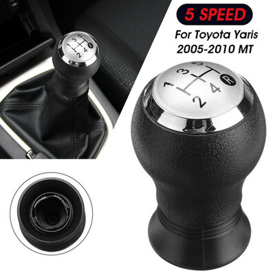 

1pcs Car 5 Speed Manual Gear Shift Knob Accessories For Toyota Yaris 2005-2010