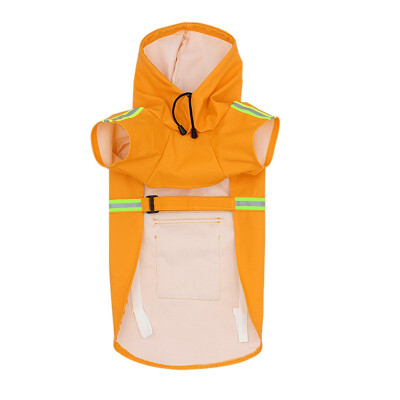 

Adjustable Dog Raincoat Waterproof Rain Jacket With Reflective Strip Poncho Pet Hoodies