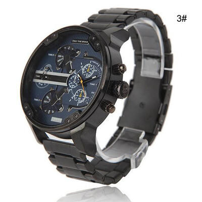 

Hot Mens Fashion Luxury Watch Stainless Steel Sport Analog Quartz Wristwatches