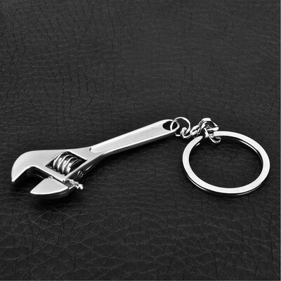 

Gobestart Creative Tool Wrench Spanner Key Chain Ring Keyring Metal Keychain Adjustable