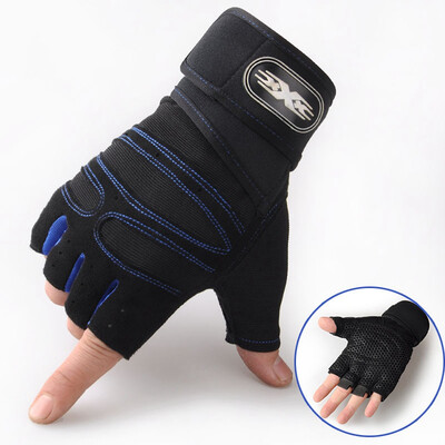 

Men Women Weight Lifting Riding Gloves Bodybuilding Fitness Wrist Wrap Exercise