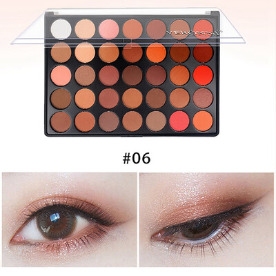 

35-color Fashion Glitter Matte Eye Shadow Long-lasting Waterproof Smudge-proof Colorful Eyeshadow Palette