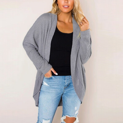 

Toponeto Women Long Sleeve Knitwear Open Front Casual Cardigan Sweaters Outerwear