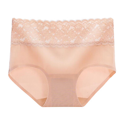 

Women briefs Sexy Panties Lace stretching Boyshort High waist underwear Female Sexy Seamless Ultra-thin Lingerie
