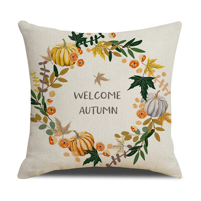 

Fall Pillow Case Soft Cushion Cover Sofa Bed Home Car Decor