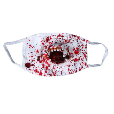 

Halloween Ghost Festival Decoration Props Horror Doctor Mask Denture With Blood Mask