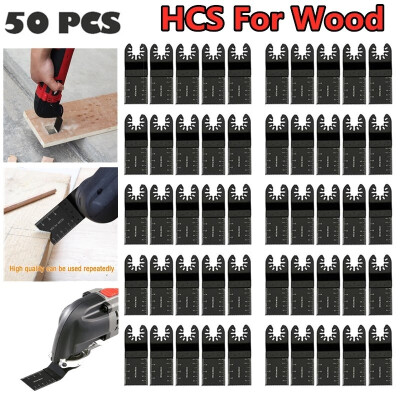 

Newest 20-50 PCS 34mm High Carbon Steel Coarse Cutter Saw Blades Bi-metal Straight Wood Mix Oscillating Multitool Power Tool Kit