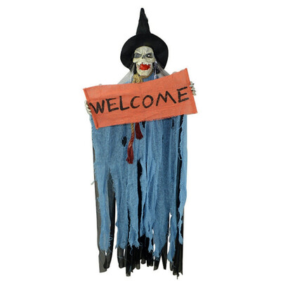 

Glowing Ghost Welcome Decorations For Halloween Party Bar Portable Holiday DIY Decoration