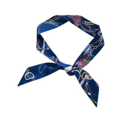 

Scarf Women Korean Autumn Stylish Silk Scarf Small Ribbon Colorful Elegant All-match Concise Printed Personality Neckerchief